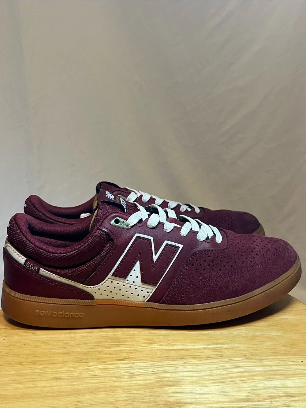 New Balance Numeric 508 Burgundy Westgate NM508BWP Men’s Size 9
